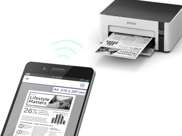 Epson EcoTank ET-M1120 Mono Inkjet A4 Wi-Fi Printer