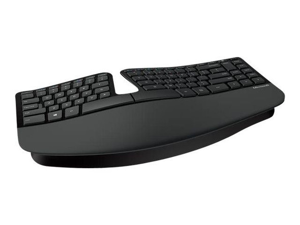 Microsoft Sculpt 2.4GHz Wireless Ergonomic Keyboard & Keypad For Business Black