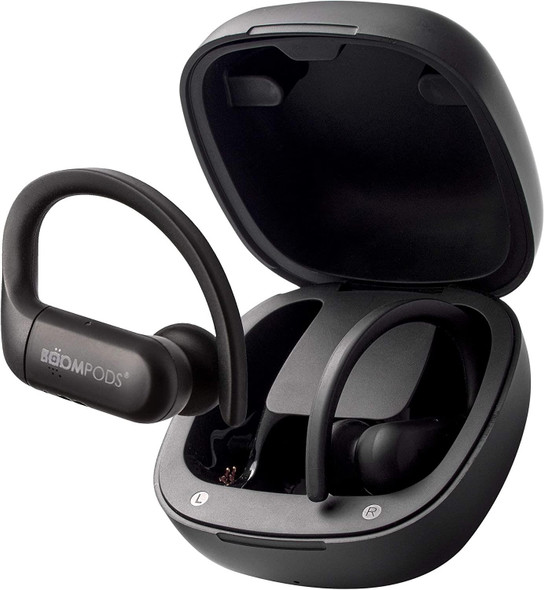 BoomPods Sportpods True Wireless Stereo In Ear Bluetooth Sport Headphones Black