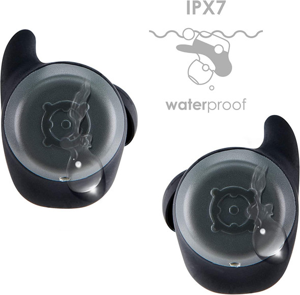 BoomPods BoomBuds XR Bluetooth Wireless Waterproof IPX7 Headphones Black
