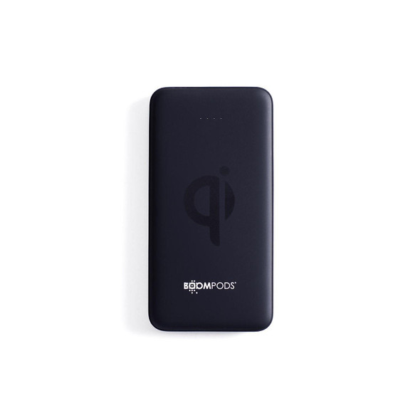 BoomPods Powerboom Qi Wireless Charging Powerbank 10000mAh Black