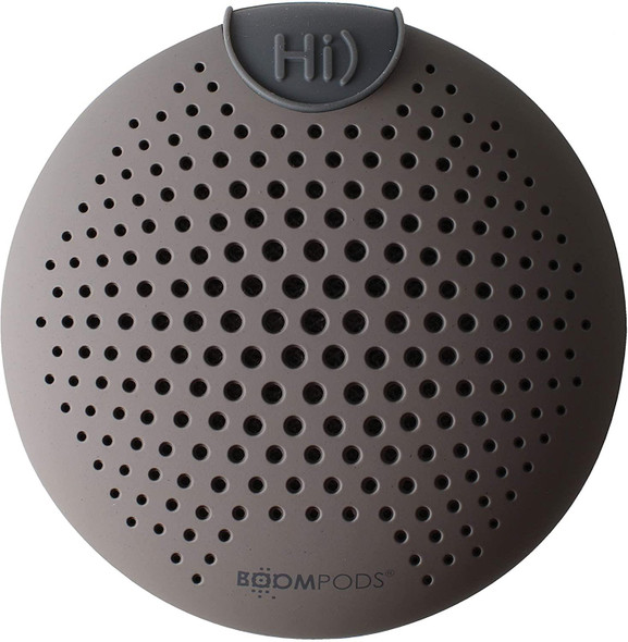 BoomPods Soundclip Mini Portable Wireless Speaker With Alexa Grey