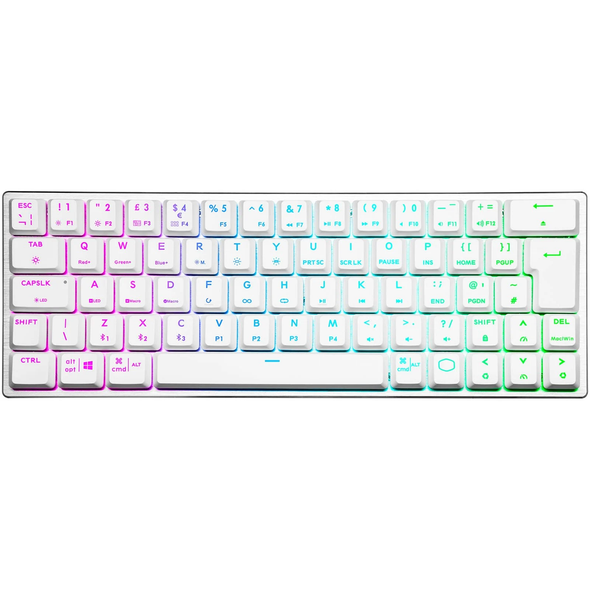 Cooler Master SK622 Wireless 60% Mechanical LP Red Switch RGB Gaming Keyboard