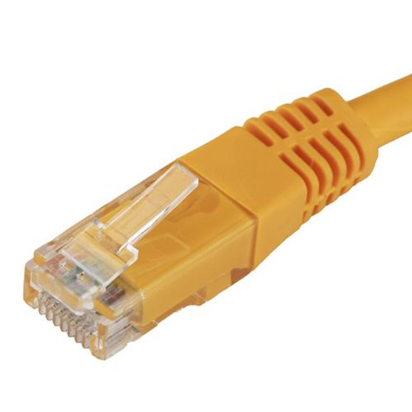 Cablenet 0.5m CAT6 RJ45 Ethernet Network Patch Lead PVC Cable Yellow