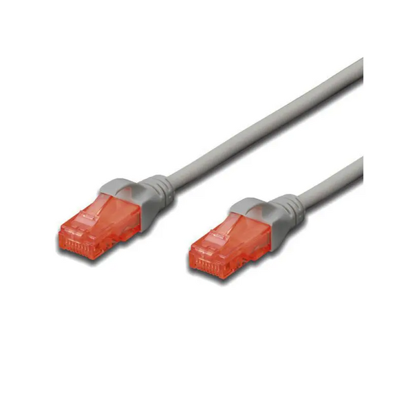 Fairline 0.5m CAT6 RJ45 Ethernet Network Patch Lead UTP Cable Grey