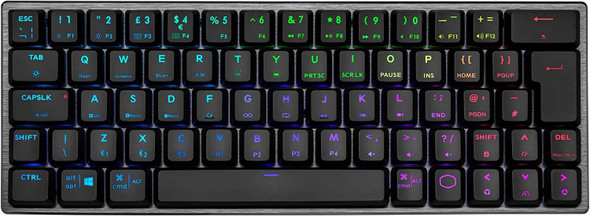 Cooler Master SK622 Wireless RGB 60% Mechanical Gaming Keyboard LP Brown Switch