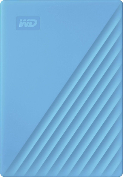 WD My Passport 4TB External Portable Hard Drive HDD USB 3.2 Gen1 - Blue