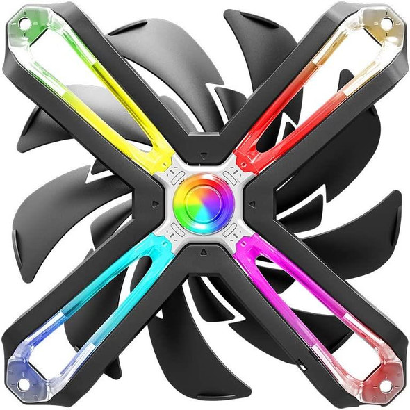Zalman ZM-SF120 120mm RGB LED Cooling Case Fan With Biomimetics
