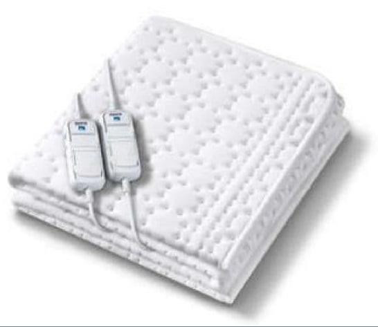 Beurer Monogram Allergy Free Heat Fleece Dual Heated Mattress Cover - King Size