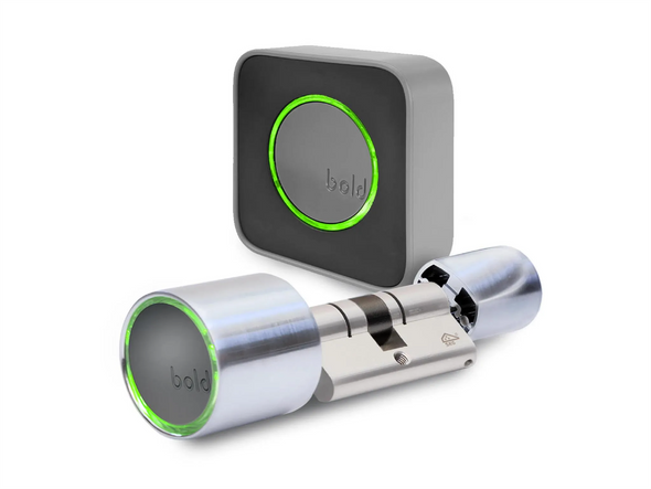 Bold SX-33 Smart Cylinder + Bold Connect Smart Lock Security Door Kit