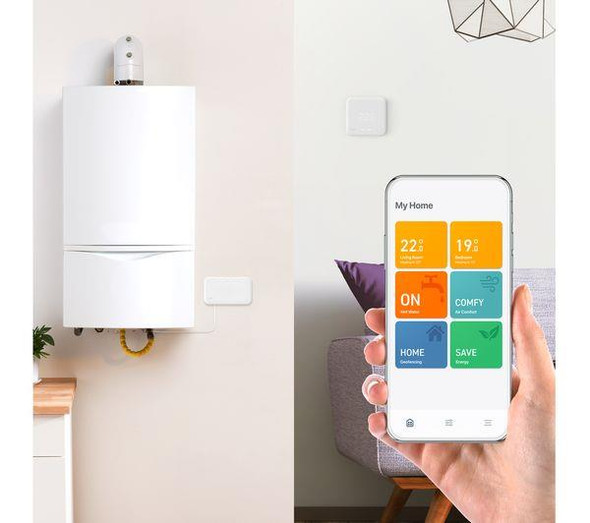 Tado Wireless Smart Thermostat with Hot Water Control Starter Kit V3+ White