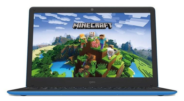GeoBook 140 Minecraft Ed 14.1" Laptop Intel Celeron N4020 4GB 64GB eMMC Blue