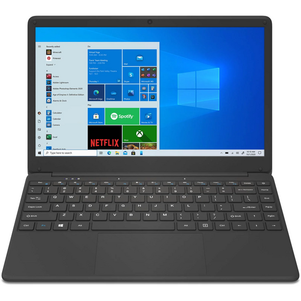 GeoBook 140 14.1" Laptop Windows 10 Intel Celeron 4020 4GB RAM 64GB EMMC