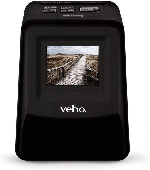 Veho Smartfix Portable 2.4" Display 14MP Negative Film & Slide Scanner Black