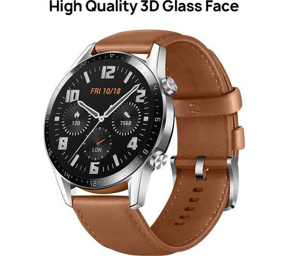 Huawei Watch GT 2 Sport 46 mm Health & Fitness Smart Watch Pebble Brown