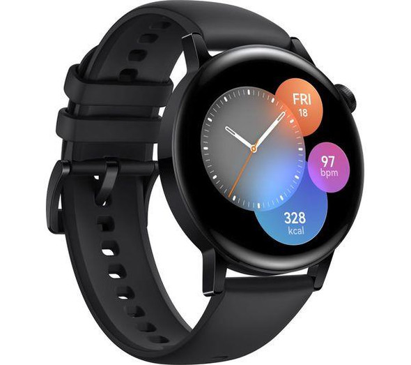 Huawei Watch GT 3 Active 42mm Health & Fitness GPS Smart Watch Black