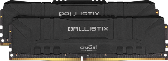 Crucial Ballistix 16GB (2x8GB) DDR4 3600Mhz RAM Gaming Memory Black