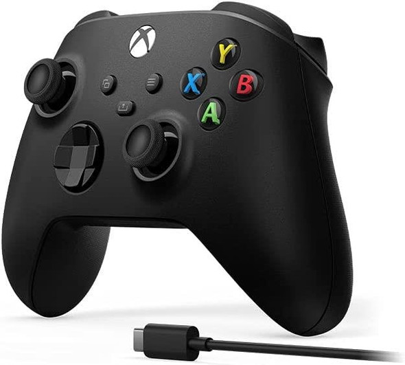 Microsoft Xbox Series X / S / PC Wireless Controller With USB C Cable - Black