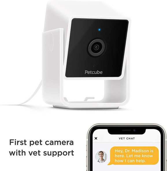 Petcube Cam Pet Monitoring Camera FHD 1080p Built in Vet Chat for Cats & Dogs