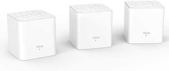 Tenda NOVA MW3 Dual Band Wifi Extender Mesh kit - Up To 1200 Mbps - Triple Pack