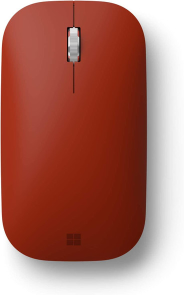 Microsoft Surface Mobile Wireless Mouse Bluetooth Ambidextrous - Poppy Red