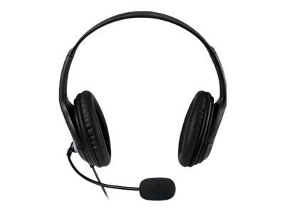 Microsoft LifeChat LX-3000 Wired Over Ear Headset With Mic Black