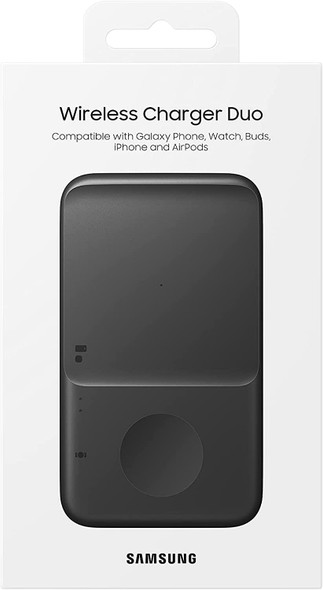 Samsung Qi Fast Wireless Charger Duo Black For Smartphone & Smart Watch