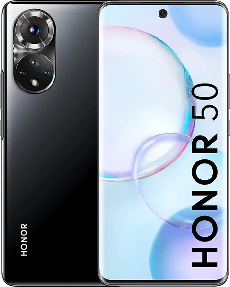 Honor 50 5G 8GB 256GB Dual Sim Google Android 11 Phone - Midnight Black 5109ABCN