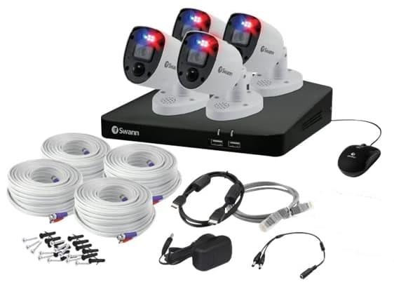 Swann Enforcer 8 Channel 4K Ultra HD 2TB DVR CCTV Security System - 4 Camera
