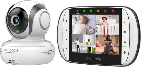 Motorola MBP36S Digital Video Baby Monitor - Colour LCD 3.5" Display