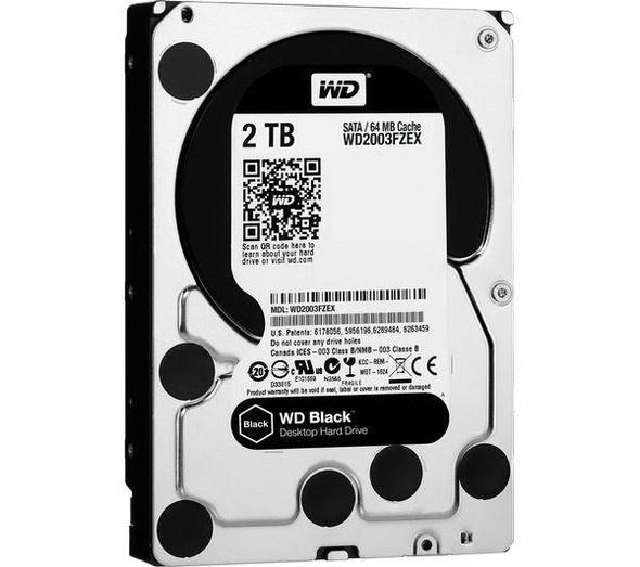 Western Digital WD Black 2TB 3.5" SATA III 6 Gb/s 7200 RPM Internal Hard Drive