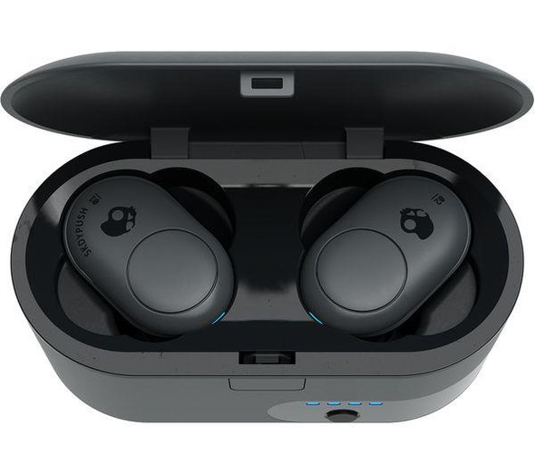 Skullcandy Push True Wireless Bluetooth In-Ear Earbuds - Grey & Black