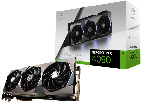 MSI Nvidia GeForce RTX 4090 SUPRIM X 24Gb Graphics Card
