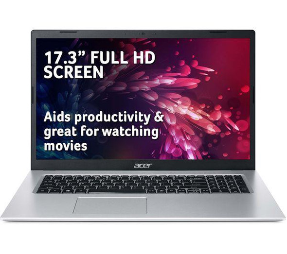 Acer Aspire 3 17.3" Laptop Intel Core i3 1115G4 8GB 256GB SSD Windows 11