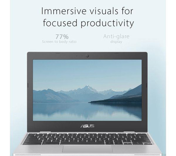 Asus CX15 15.6" Chromebook Intel Celeron N4500 4GB 64GB eMMC Silver