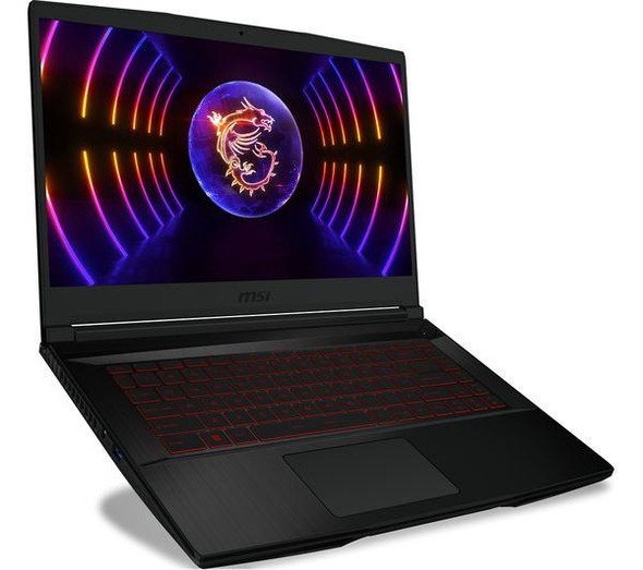 MSI Thin GF63 15.6" 144Hz Gaming Laptop Intel Core i5 12450H 8GB 512GB RTX 4050