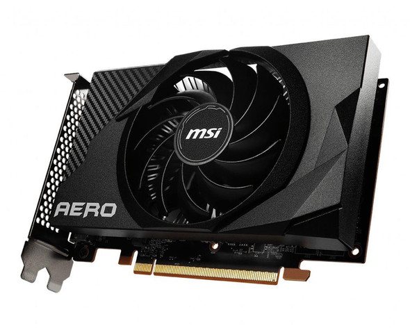 MSI Radeon RX 6400 AERO ITX AMD 4GB GDDR6 Graphics Card PCIe 4.0