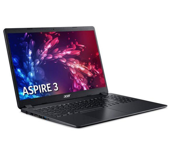 Acer Aspire 3 15.6" Laptop, Intel Core i3 1005G1 8GB 256GB SSD Black