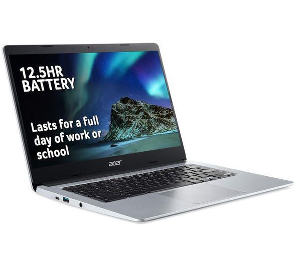 Acer 314 14" FHD Chromebook Intel Celeron N4020 4GB 64GB eMMC Silver