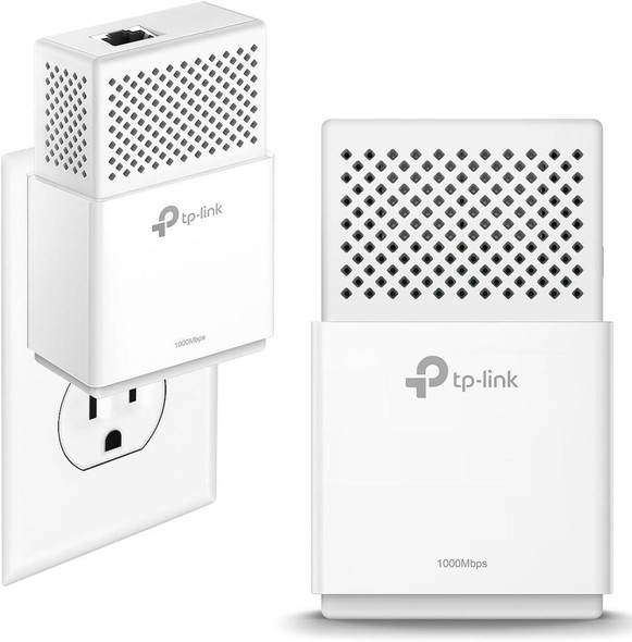TP-Link AV1000 1 Port Gigabit Powerline Adapter Starter Kit Up to 1Gb/s