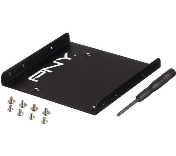 PNY 2.5" SSD Enclosure & Upgrade Kit 2.5" to 3.5" Mount & Screws