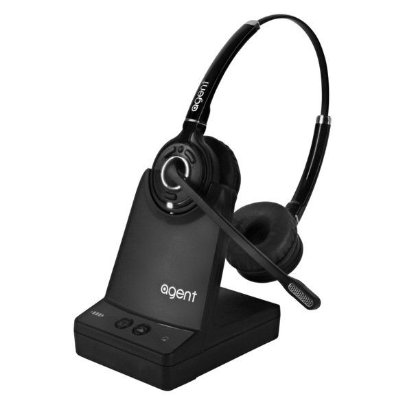 Agent AW60 Binaural DECT Wireless Headset - PC / Deskphone