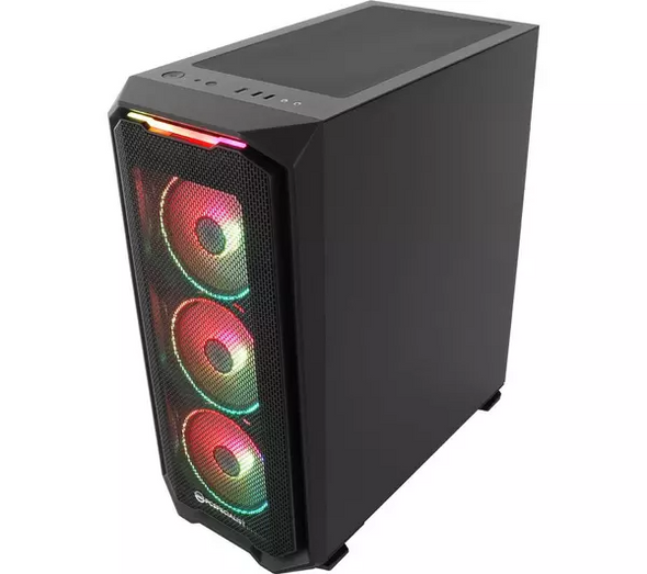 Pc Specialist Ironman II Desktop Case Chassis Black