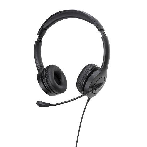 Dynabook Wired On Ear Headset With in-Line Remote Black