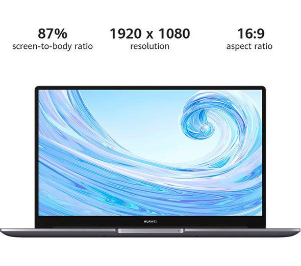 Huawei MateBook D 15.6" Laptop Intel Core i3 10110U 8GB 256GB Windows 10