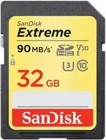 Sandisk Extreme Plus 32GB Memory Card SDHC 90MB/s UHS-3 Class 10
