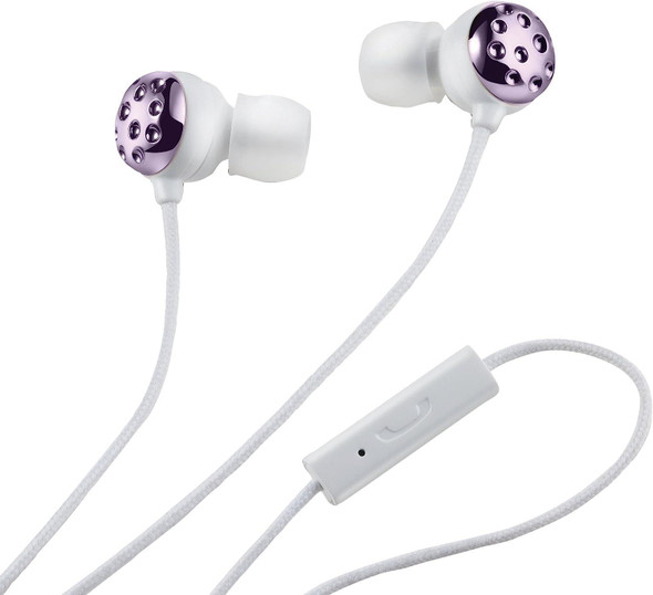 Altec Lansing Bliss Womens / ladies Wired In Ear Lilac Headphones
