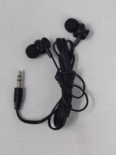 Earbud In Ear Earphones 3.5mm Wired Detachable Audio Remote Control Cable Black – image 2