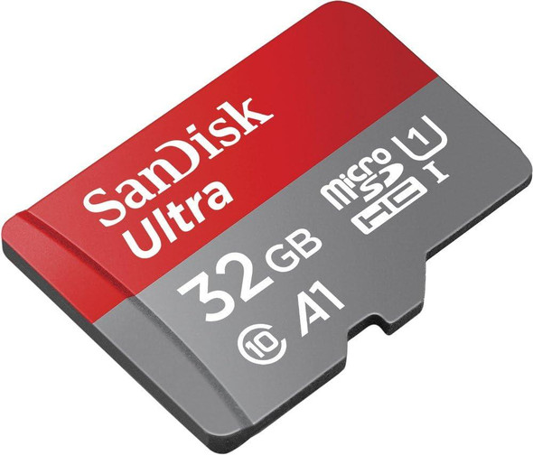 SanDisk Ultra 32 GB microSDHC Memory Card + SD Adapter 98 MB/s Class 10 U1