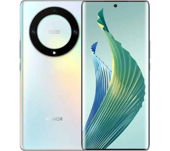 Honor Magic5 Lite 5G 8GB / 256GB Unlocked Android Smart Phone - Titanium Silver